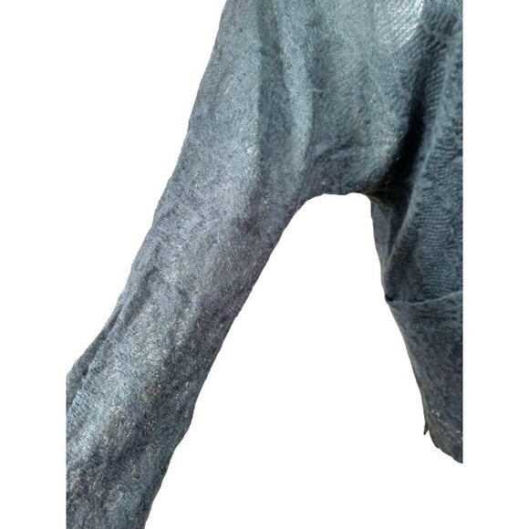 Laila Jayde NWT Womens Sheer Knit Seaweed Green/Gray Solid Slip Dress Small - Picture 6 of 12